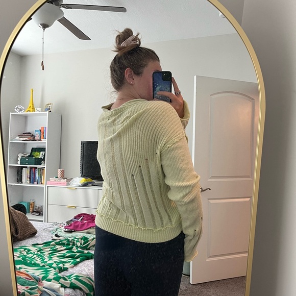 Free People Cream Cardigan Sweater - Picture 7 of 7